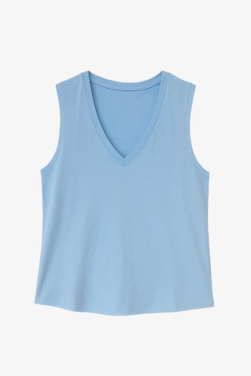 Gabriela camiseta pico celeste