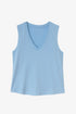 Gabriela camiseta pico celeste