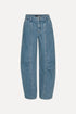 Cargo denim pants