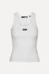 Basic tank top blanco