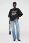 Miles sudadera logo negro