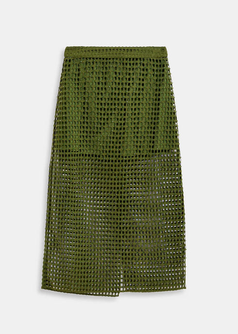 Handkerchi falda verde