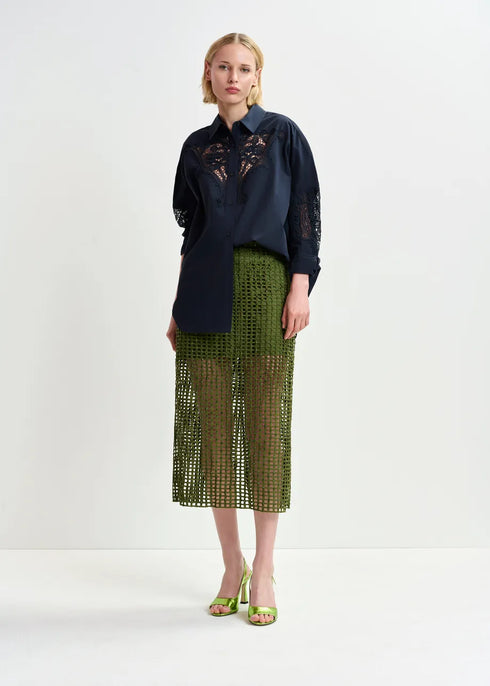 Handkerchi falda verde