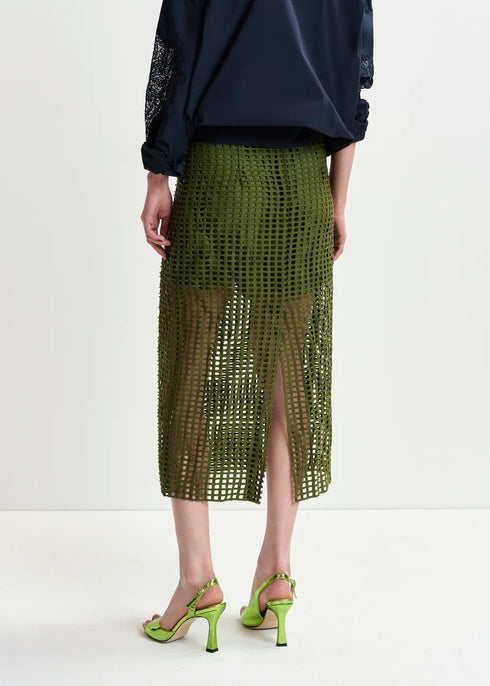 Handkerchi falda verde