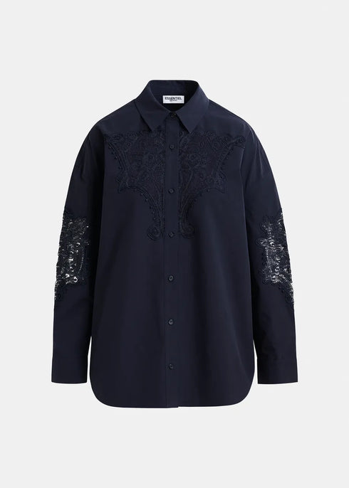 Hoofd camisa marino