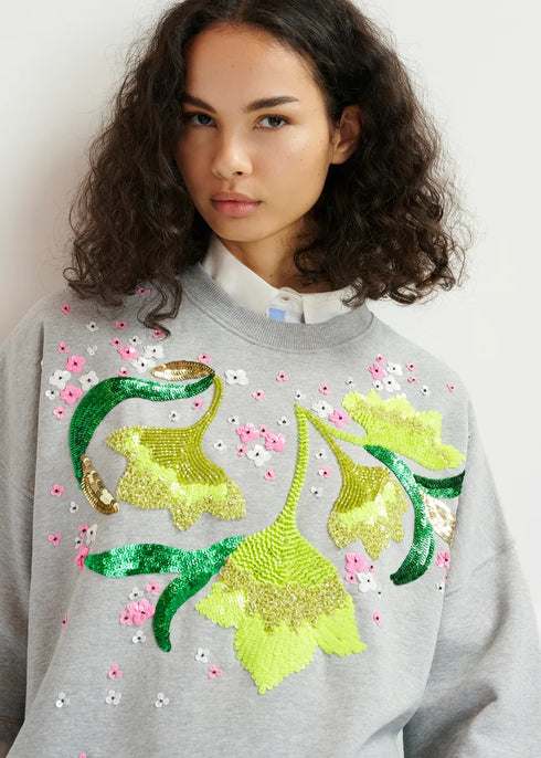 Hotanical sudadera tonos verdes