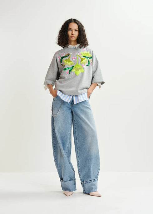 Hotanical sudadera tonos verdes