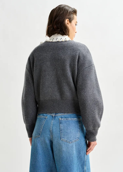 Ideas cardigan gris