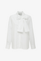 Camisa lazo blanca