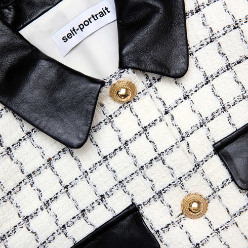 Check boucle jacket