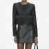 Black taffeta jacket