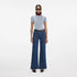 Blue flared jeans
