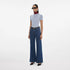 Blue flared jeans
