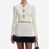 Cream wool cardigan
