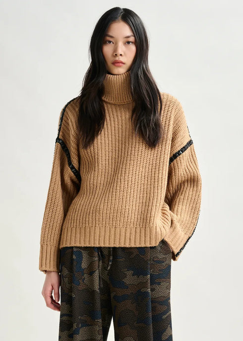 Indsay jersey camel
