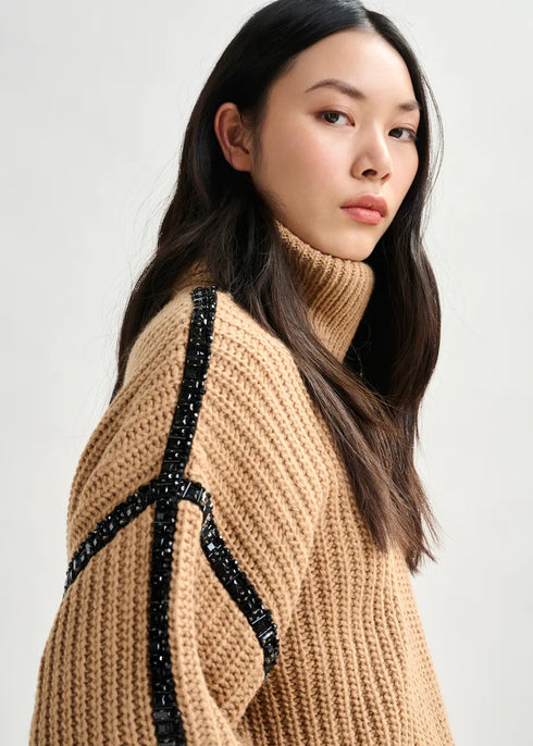 Indsay jersey camel