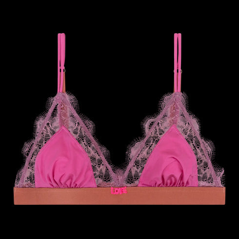 Love Lace sujetador rosa