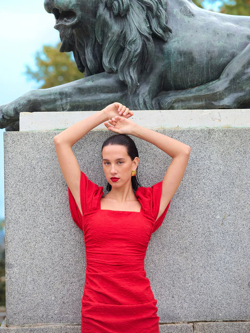Final Red vestido
