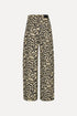 Jacquard wide pants