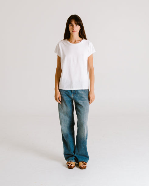Agatha camiseta basica blanca