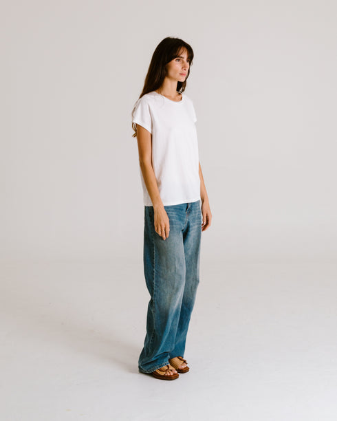 Agatha camiseta basica blanca