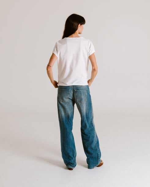 Agatha camiseta basica blanca