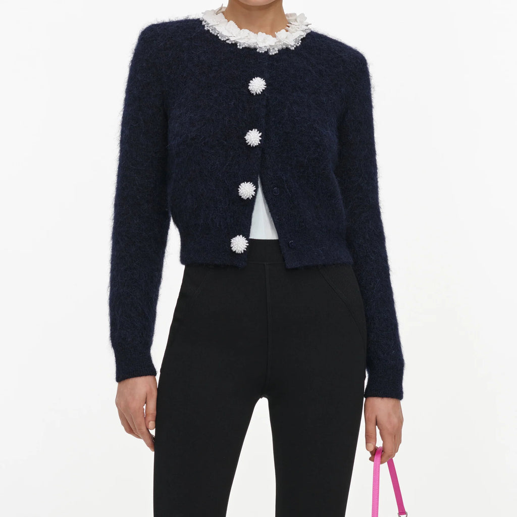 Navy Flower jacket.
