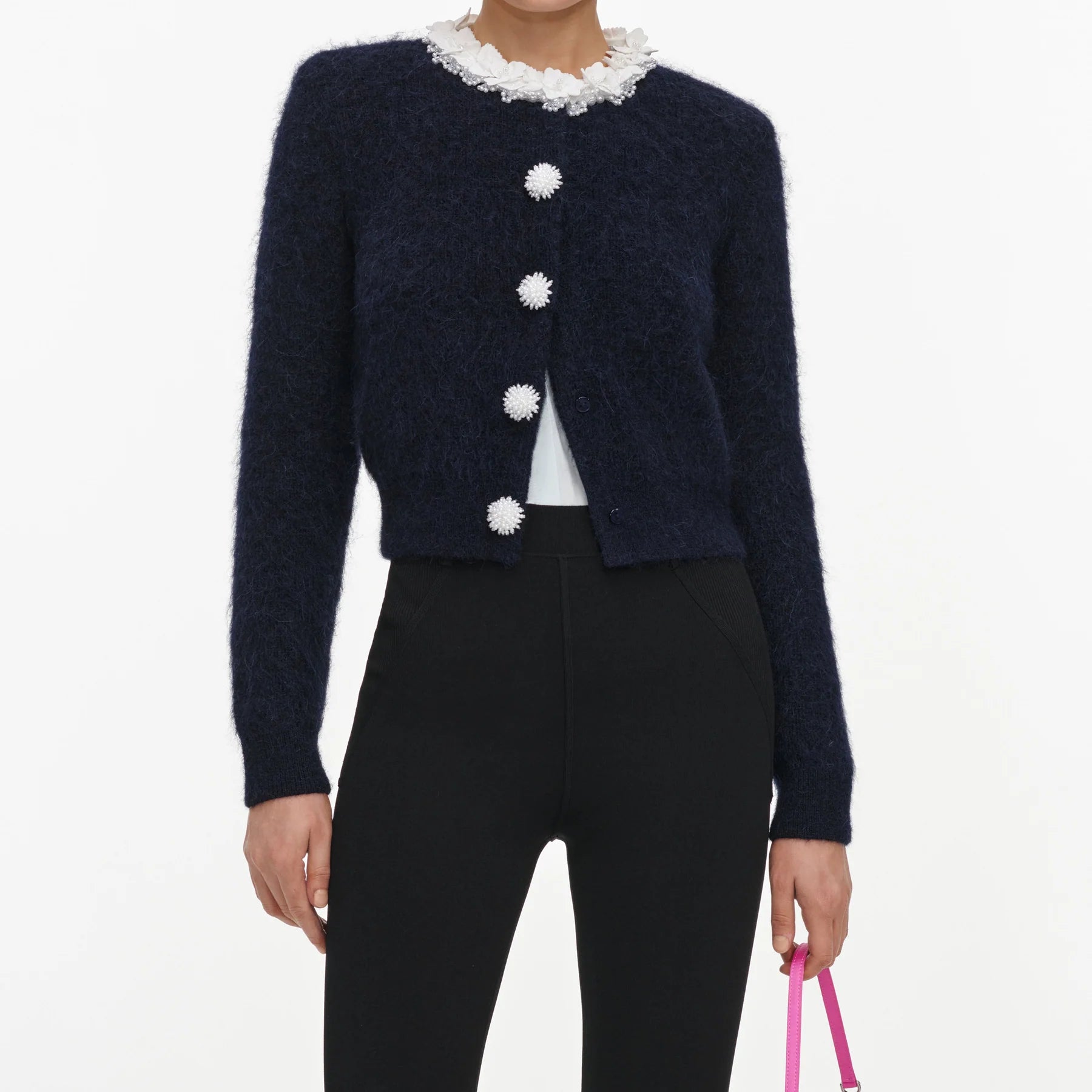 Navy Flower jacket.