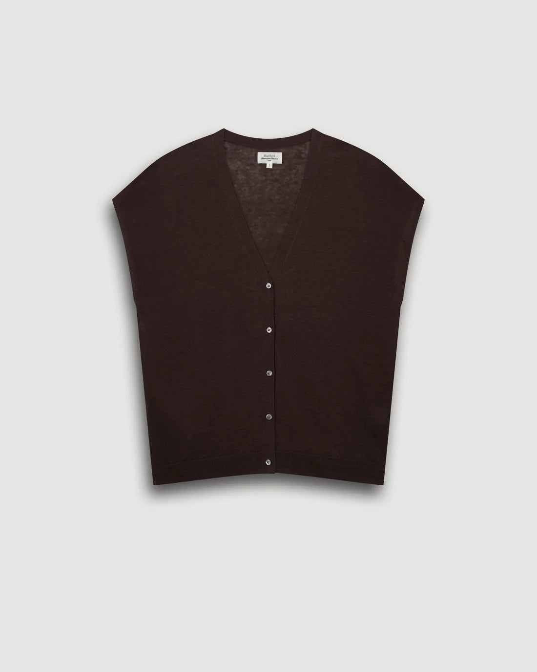 Mounia Chaleco Marrón.