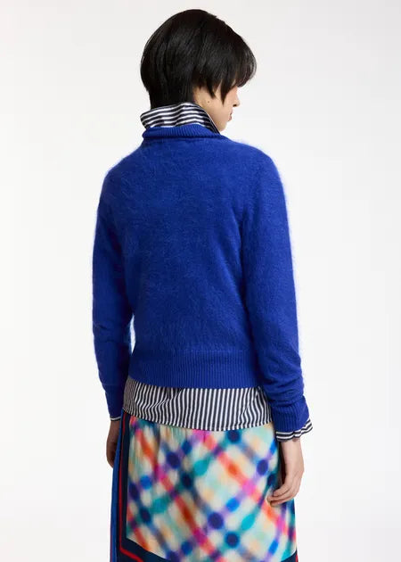 Karacas cashmere pullover azul.