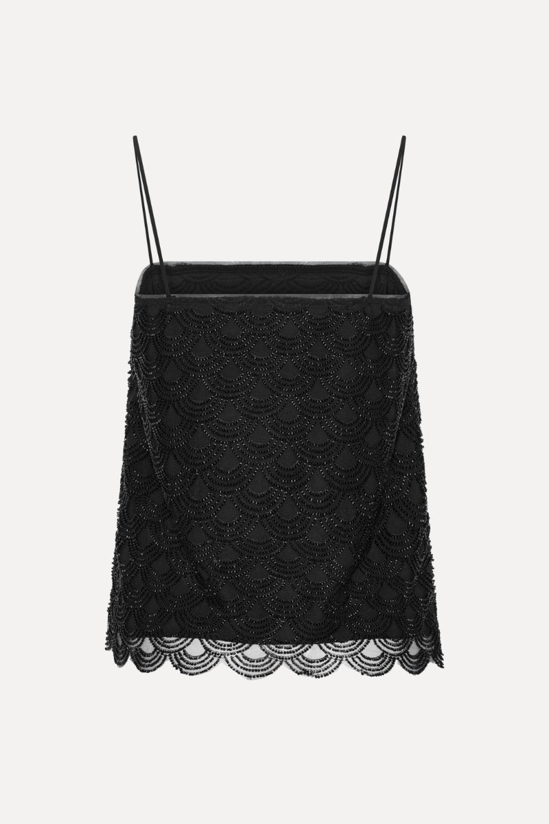 Sequins slip top