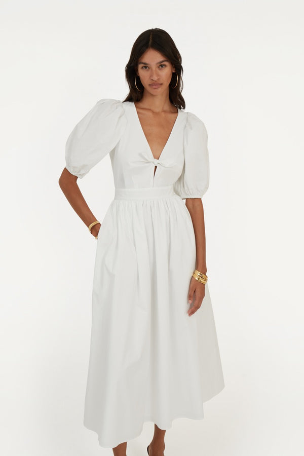 Puff Sleeve Midi dress