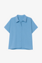 Camisa popeline over azul