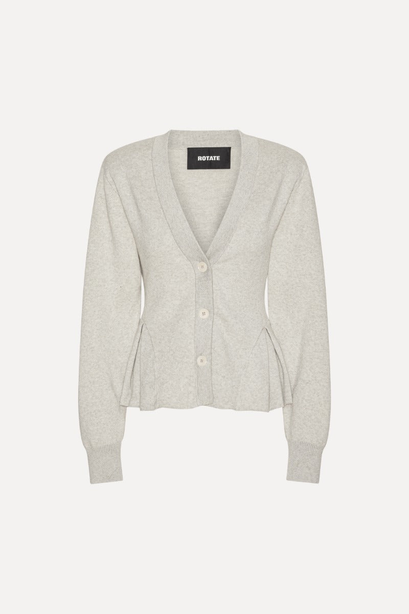 Peplum Knit Cardigan