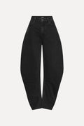 Draped Barrel Leg jeans