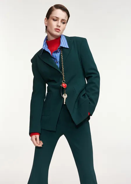 Knightly Fitted Blazer verde.