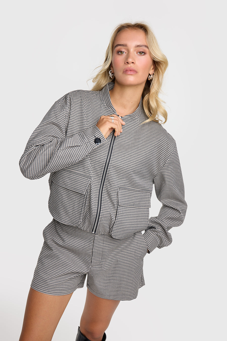 Bomber ALIX cuadro vichy