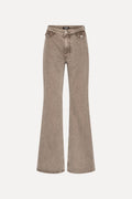 Flared Highwaisted Jeans — Denim Tiro Alto Acampanado Trabillas | Rotate