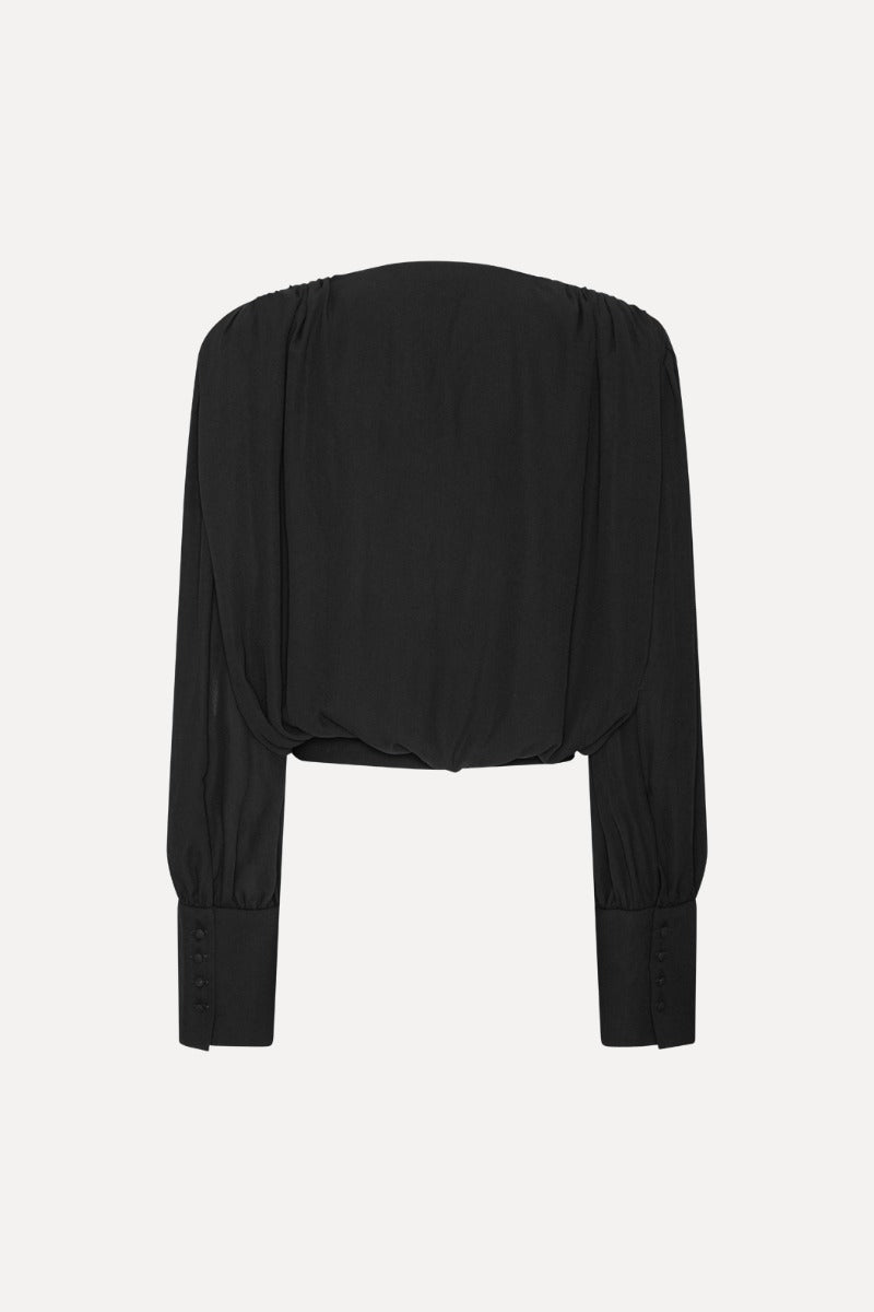 Long Sleeve V Neck Top
