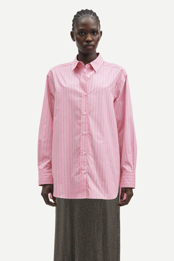 Salova camisa rayas rosa