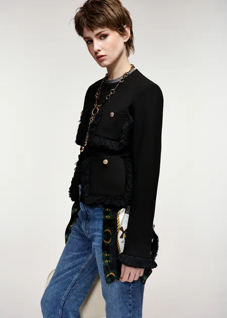 Kinetic Fringed Jacket.