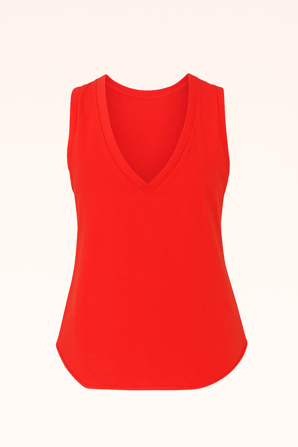 Gabriela camiseta pico roja