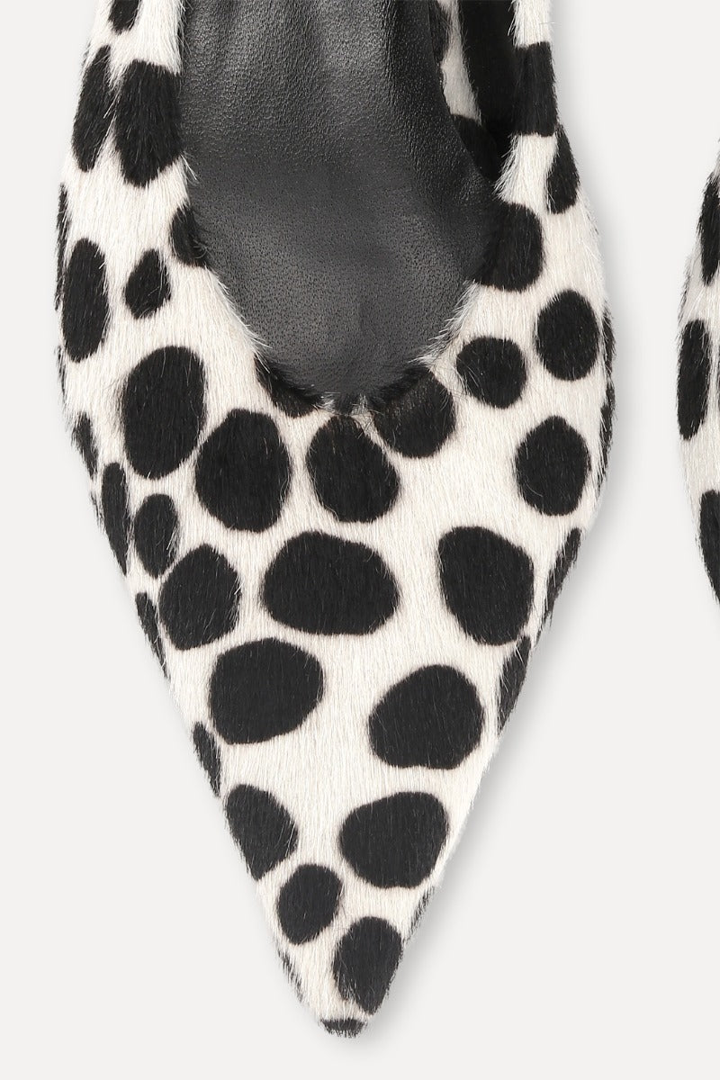 Slingback Fur Pump Animal Print — Tacón Chupete Pelo de Potro | Rotate