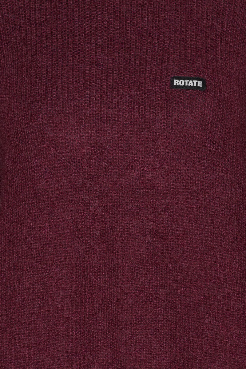 (Copia) Light Knit logo sweater burgundy