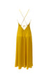 Vestido raso tirantes amarillo