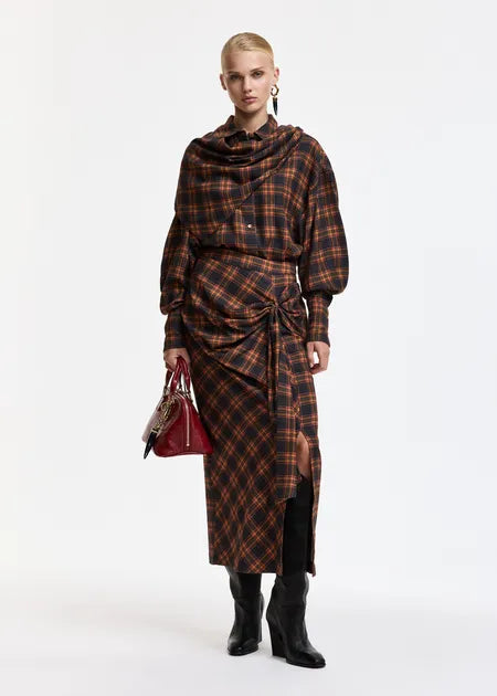 Karm Bow Midi skirt.