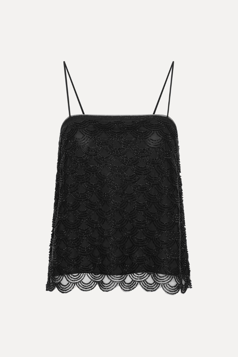 Sequins slip top