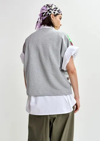 Jolies Sudadera — Felpa Algodón Estampado Logo Cuello Redondo | Essentiel Antwerp