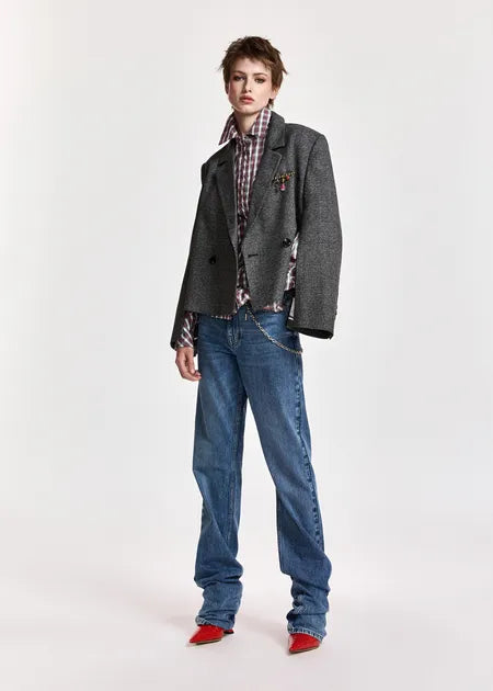 Kiana Cropped Blazer.