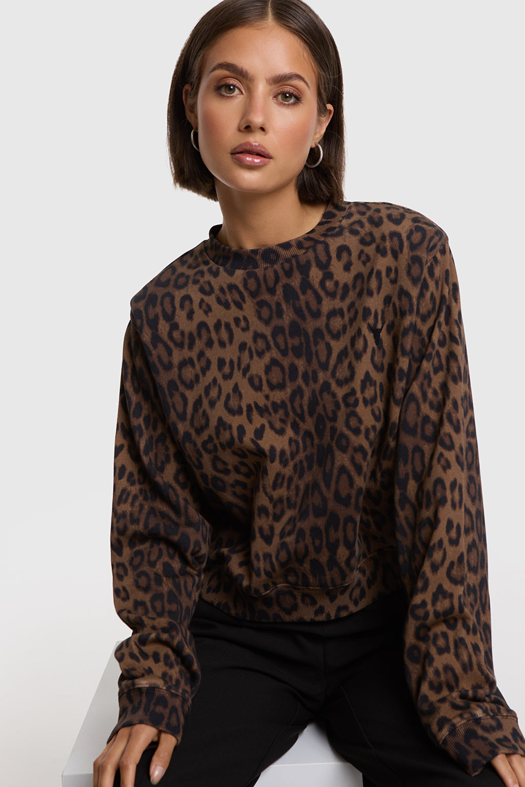 Leopard sudadera.